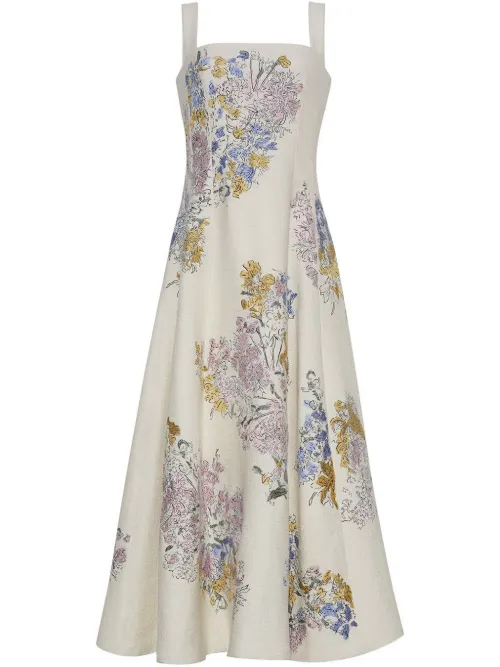 Robe mi-longue Bella - Adam Lippes - Modalova