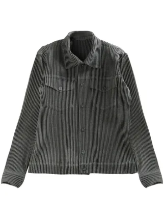 Homme Plissé Issey Miyake Wool Like Light Shirt Jacket | グレー
