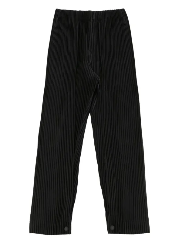 サイズ1 HOMME PLISSÉ ISSEY MIYAKE ブラック　パンツ Homme Plissé Issey Miyake Basic スリムパンツ | ブラック