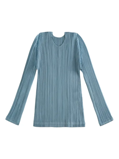 Pleated T-shirt - Pleats Please Issey Miyake - Modalova