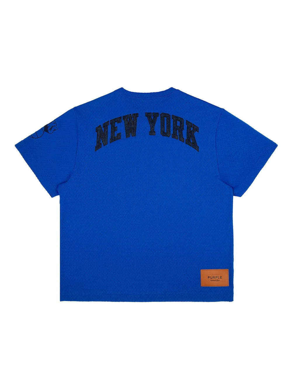 Purple Brand NY Knicks mesh T-shirt - Blauw