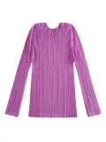 Pleats Please Issey Miyake January top - Purple