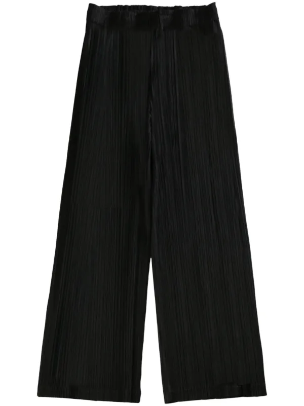 Pleats Please Issey Miyake January Trousers | Black | FARFETCH