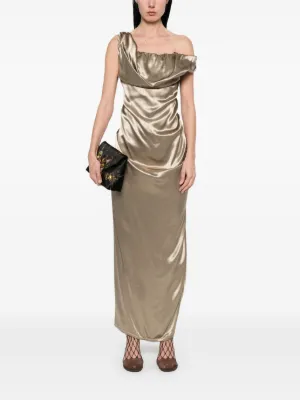 VIVIENNE WESTWOOD ワンピースドレス 25 Susana draped1015583 Vivienne Westwoodのワンピースを使った人気ファッション