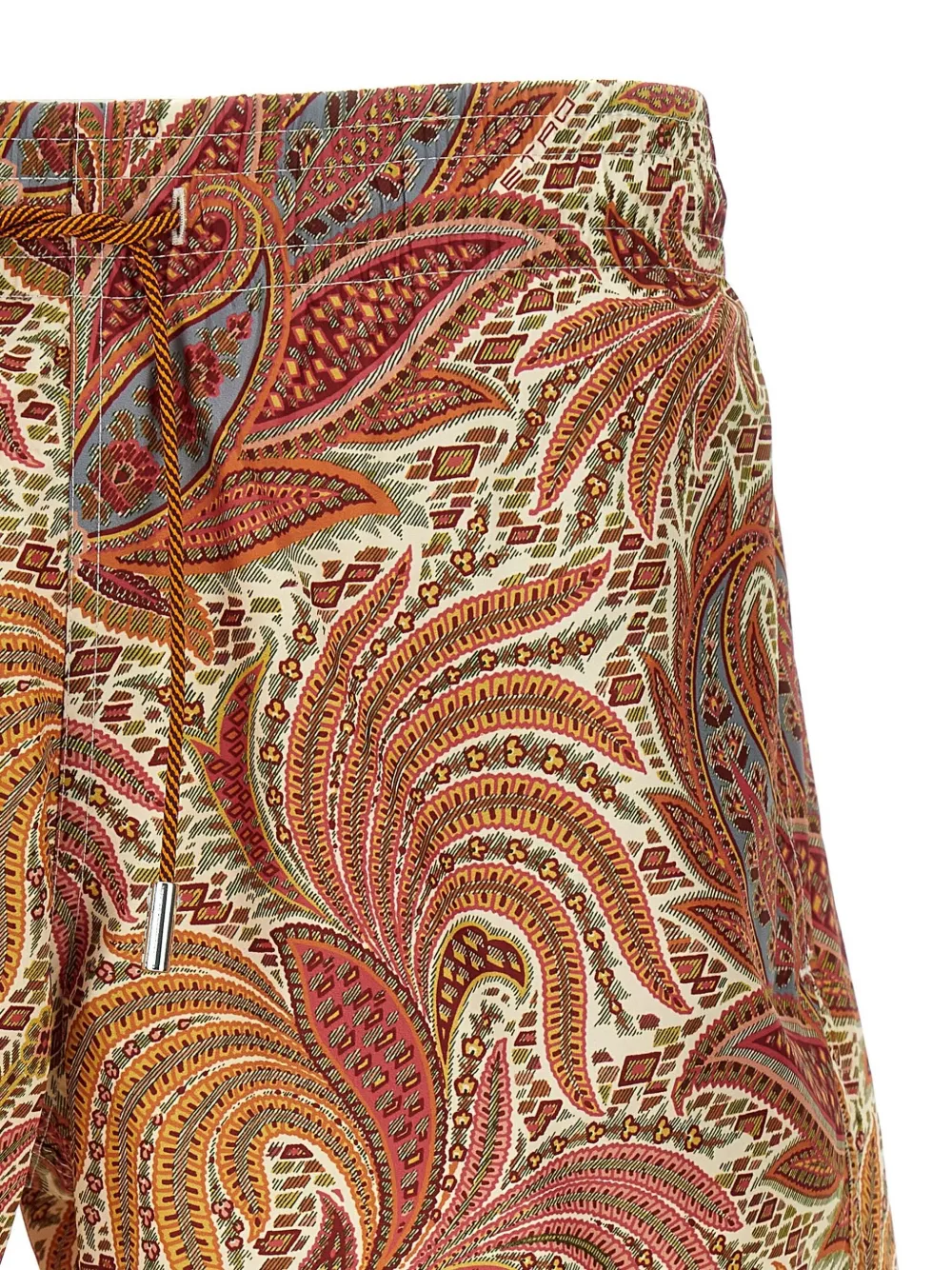 ETRO Zwembroek met paisley-print Bruin