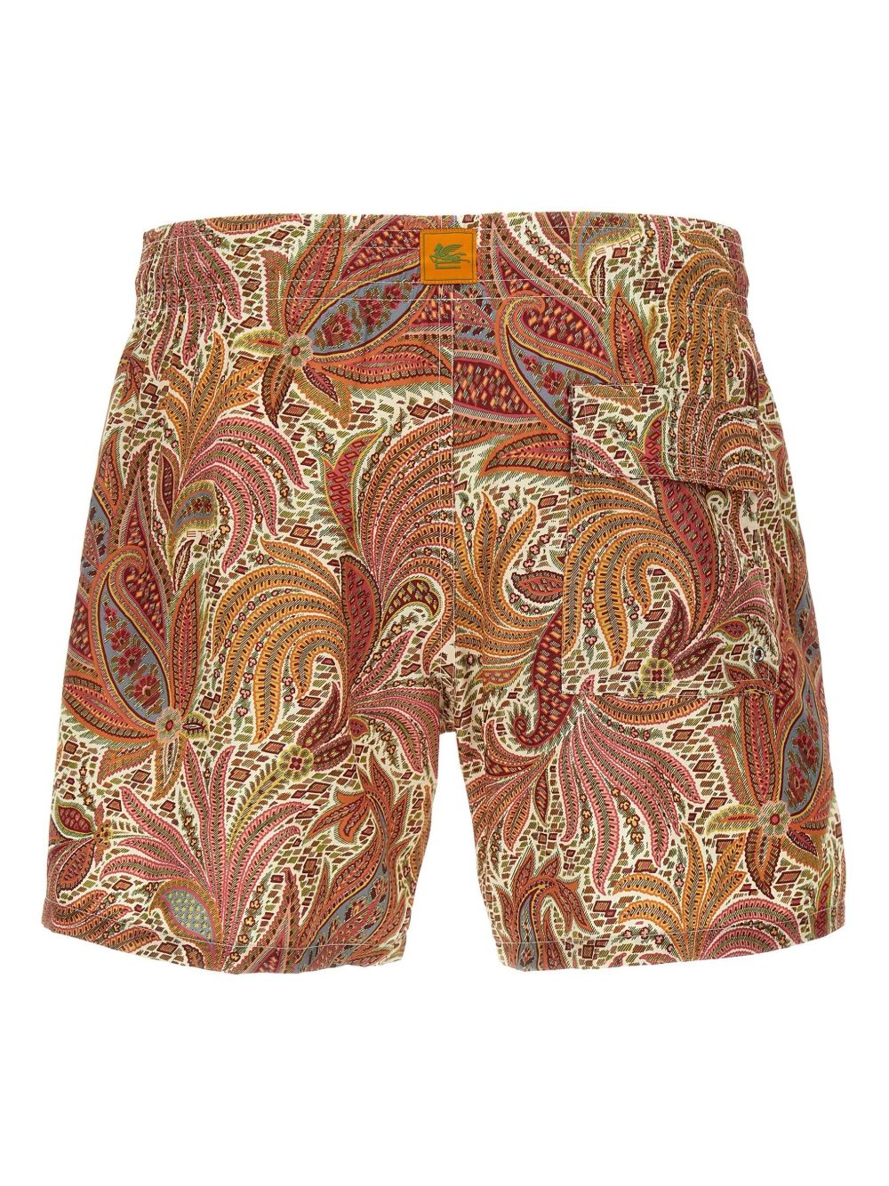 ETRO Zwembroek met paisley-print - Bruin