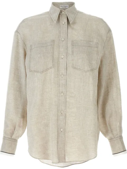 Brunello Cucinelli camisa de lino