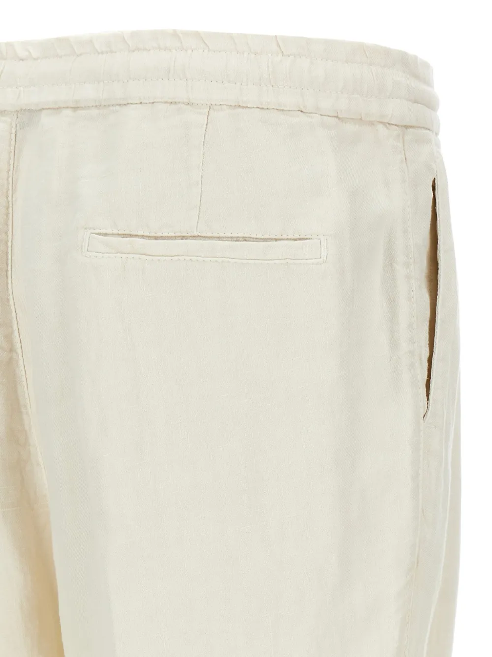 Brunello Cucinelli Linnen broek Wit