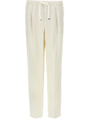 Auralee Hard Twist Viyella Wool Trousers | Neutrals | FARFETCH