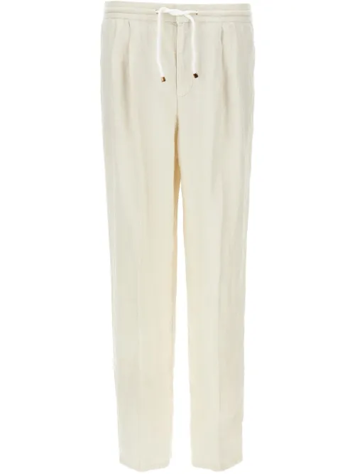 Pantalon Linen - Brunello Cucinelli - Modalova