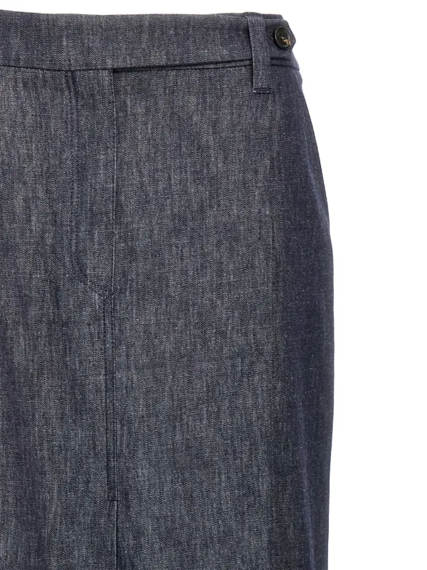 Brunello Cucinelli Monile スカート | ブルー | FARFETCH JP