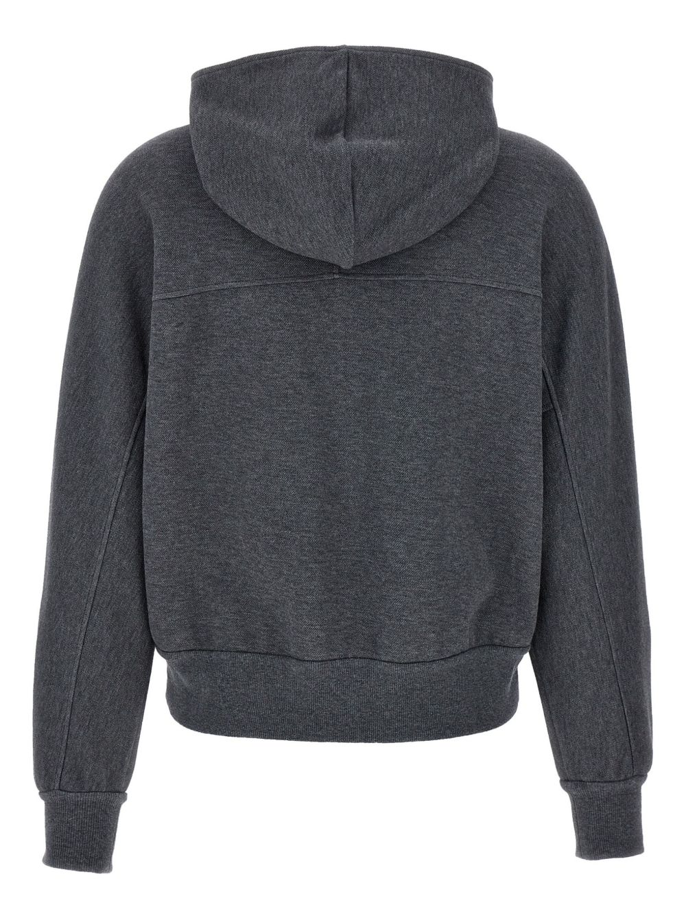 Brunello Cucinelli Hoodie met logo-applicatie - Grijs