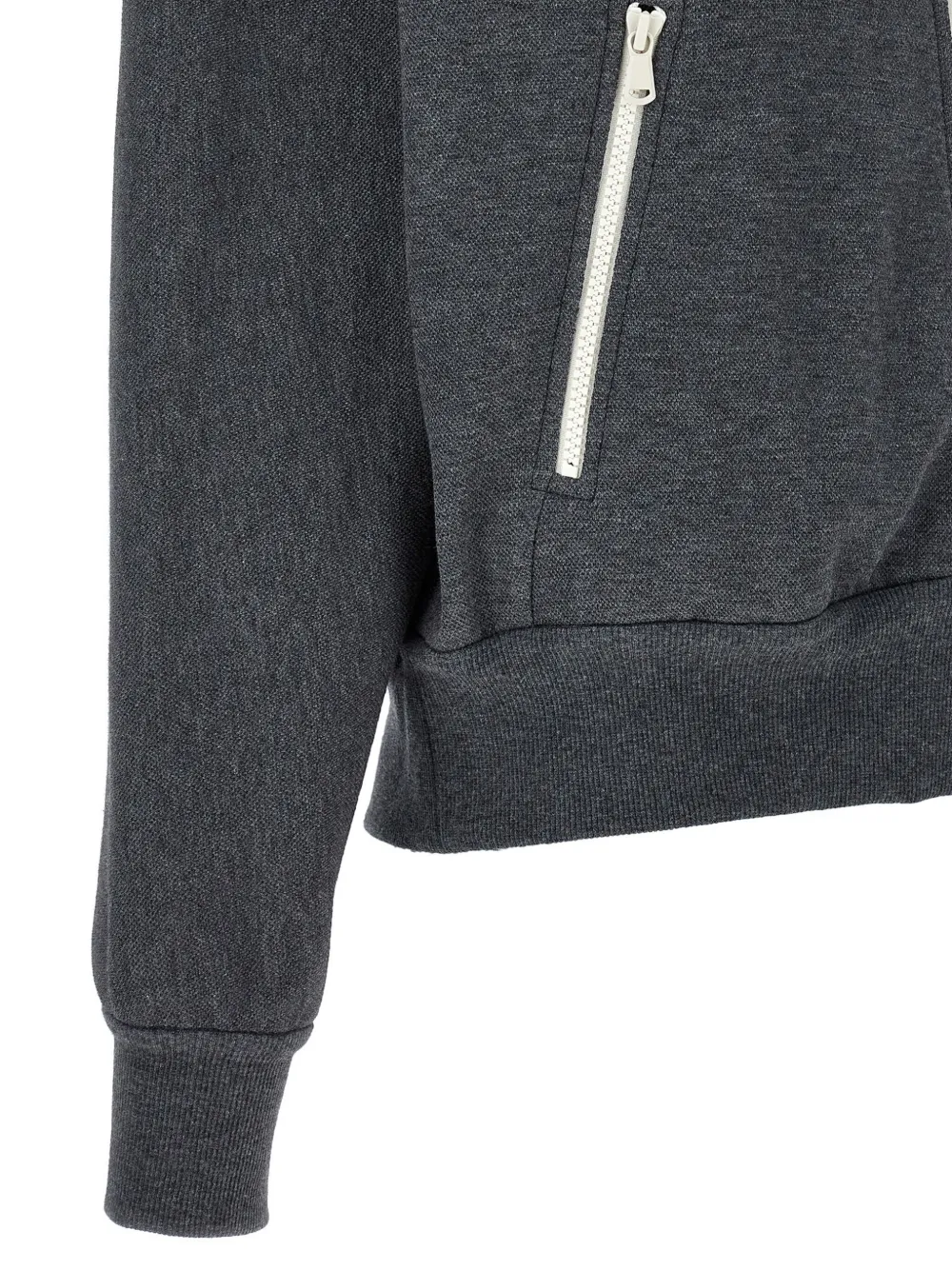 BRUNELLO CUCINELLI LOGO-APPLIQUÉ HOODIE