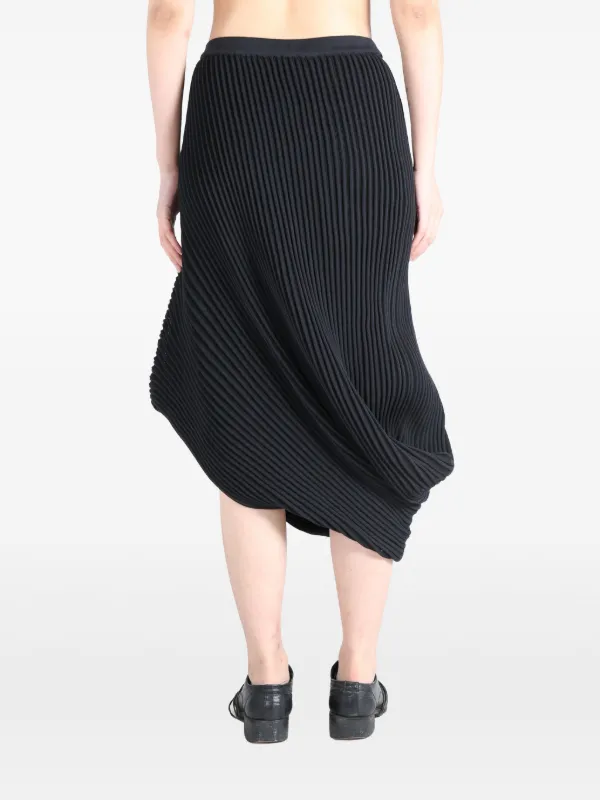Issey Miyake Asymmetric Skirt | Black | FARFETCH