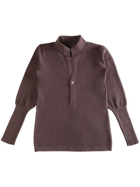 Issey Miyake wool polo top
