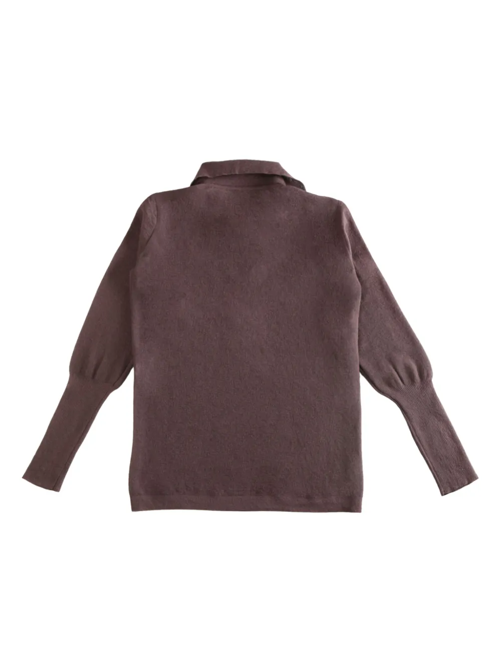 Issey Miyake wool polo top - Bruin