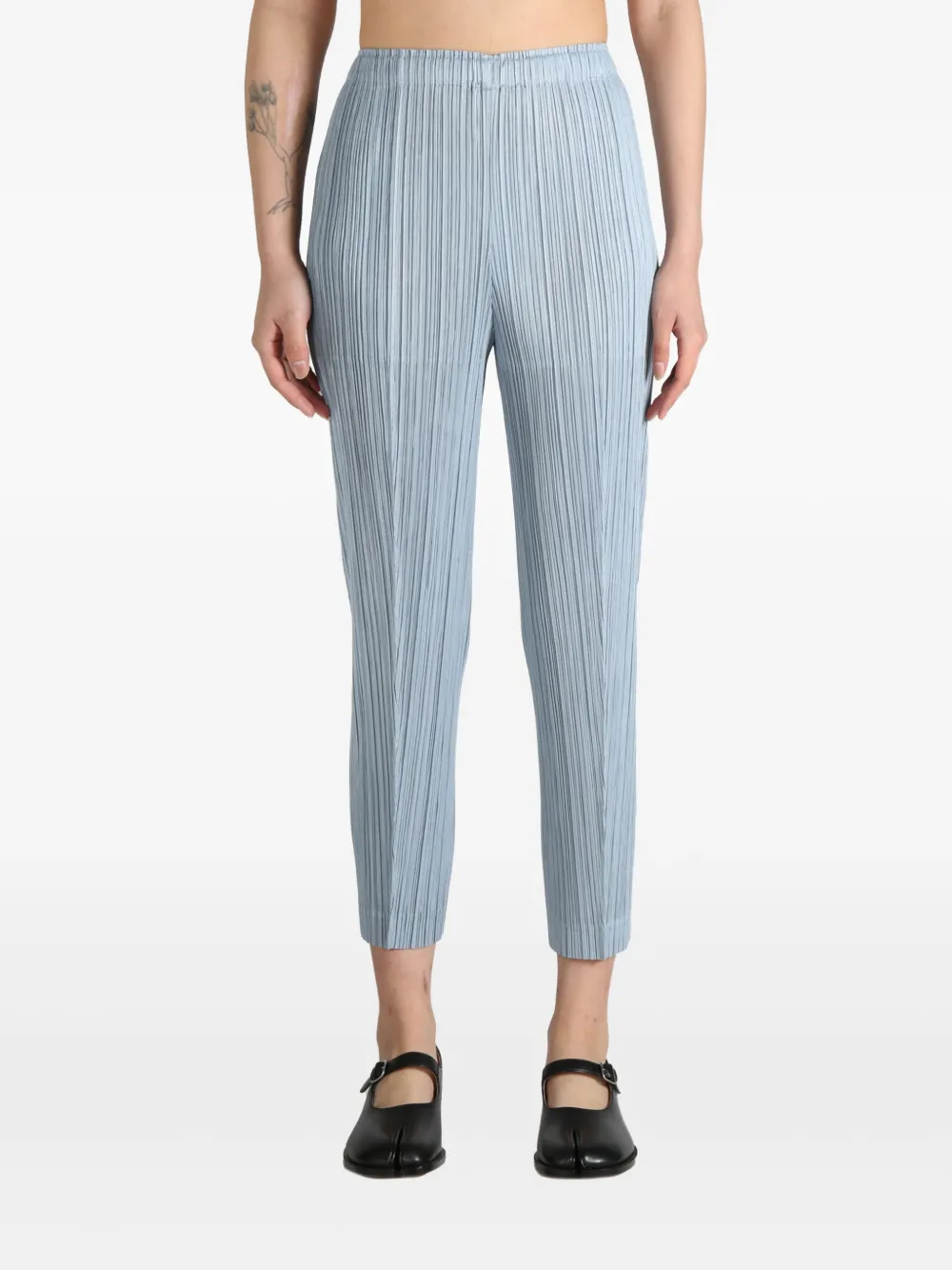 Pleats Please Issey Miyake pleated trousers - Grijs