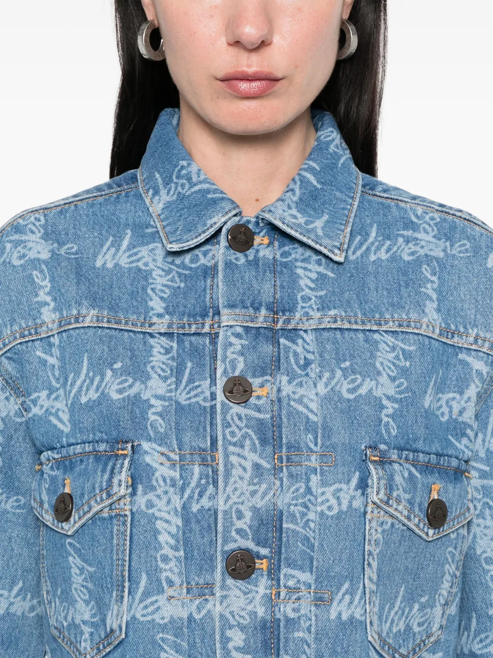 Vivienne Westwood Denim jack Blauw