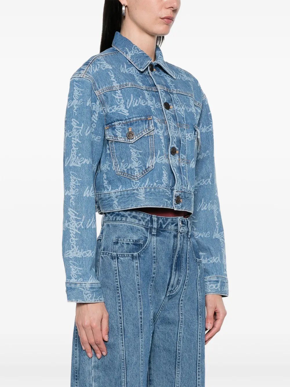 Vivienne Westwood Denim jack Blauw
