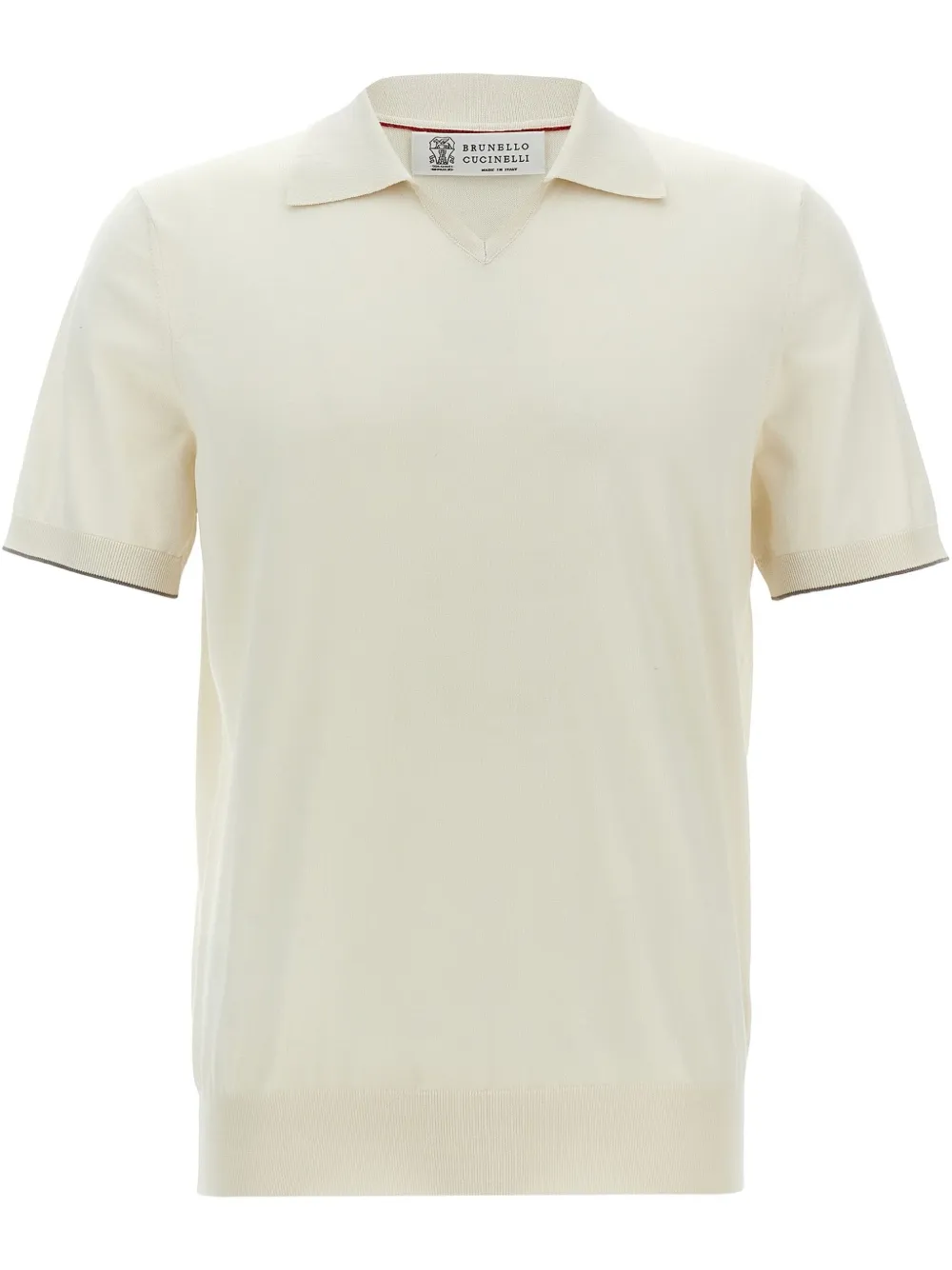 Brunello Cucinelli playera tipo polo | blanco | Image 1