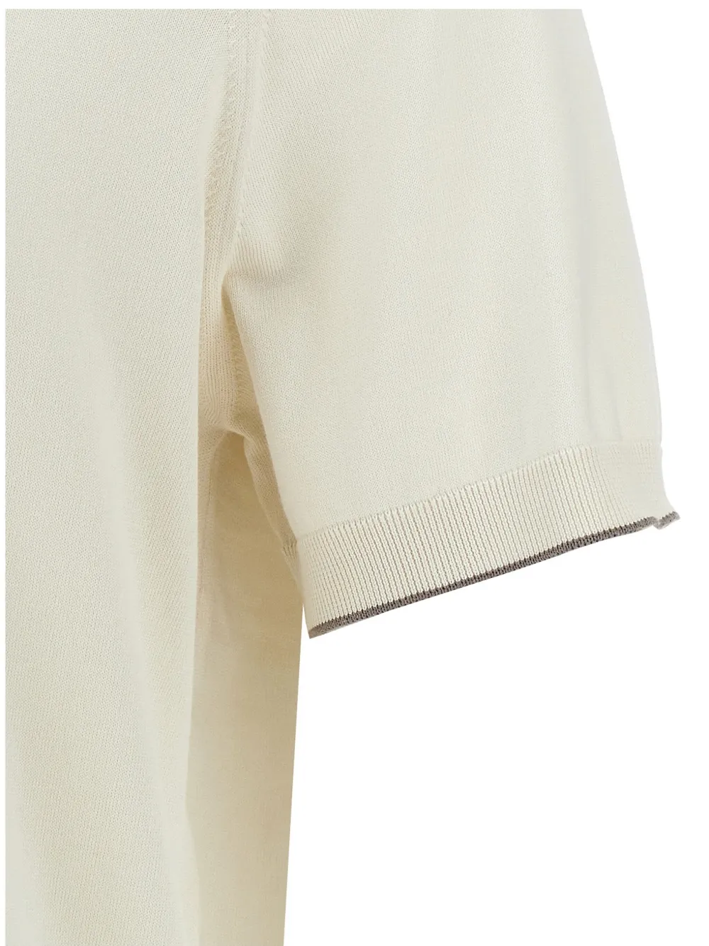Brunello Cucinelli Katoenen poloshirt Wit