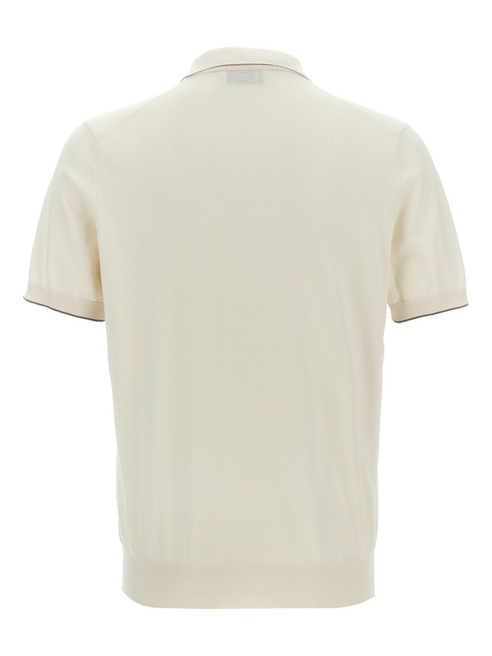 Brunello Cucinelli Katoenen poloshirt - Wit