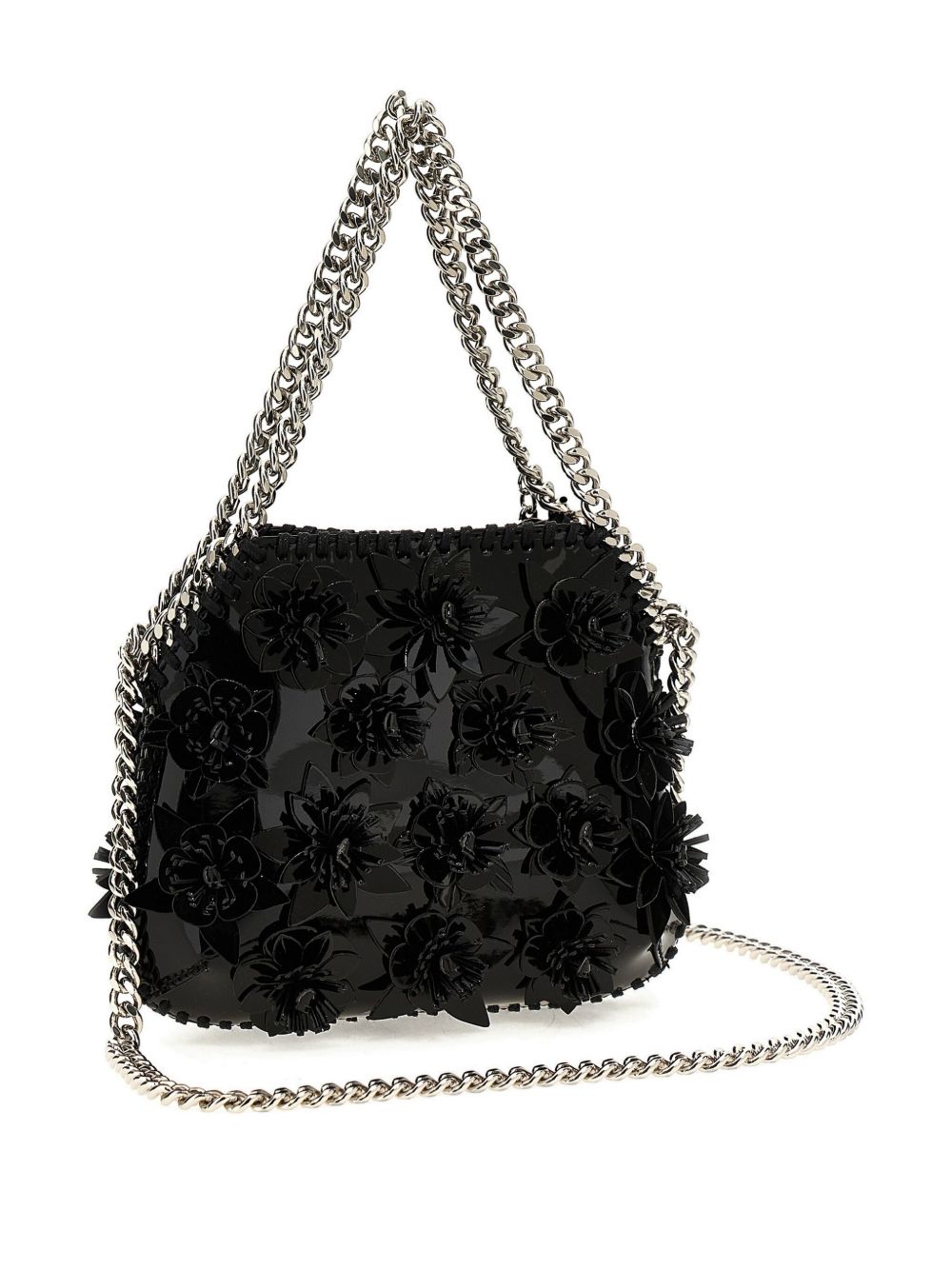 Stella McCartney Falabella Flower shopper - Zwart