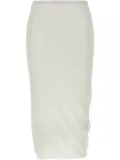 Jil Sander cotton midi skirt - White