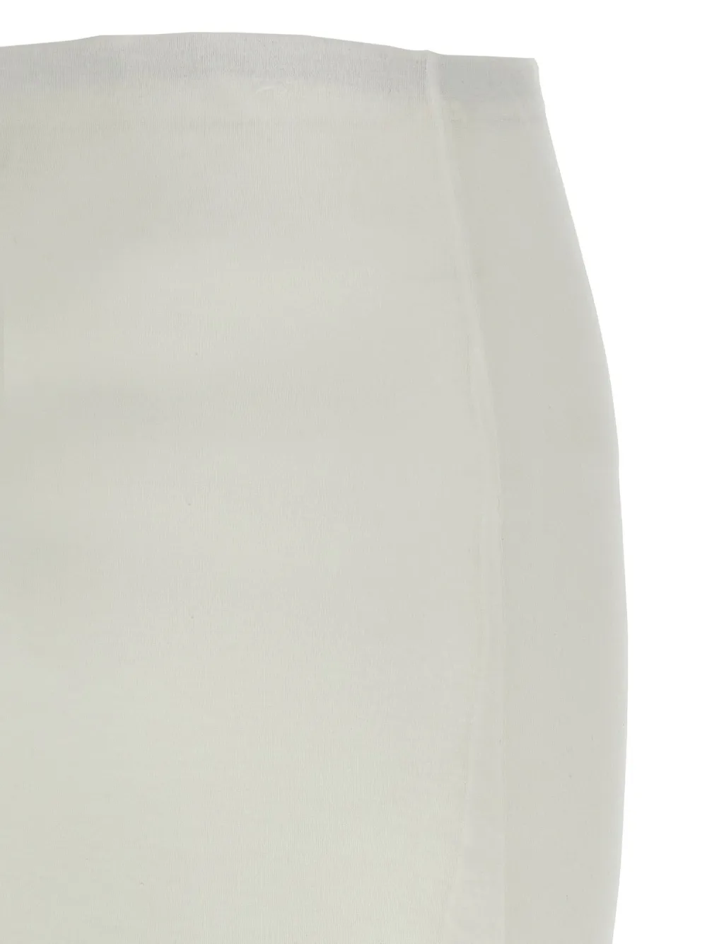 Jil Sander Katoenen midi-rok Wit