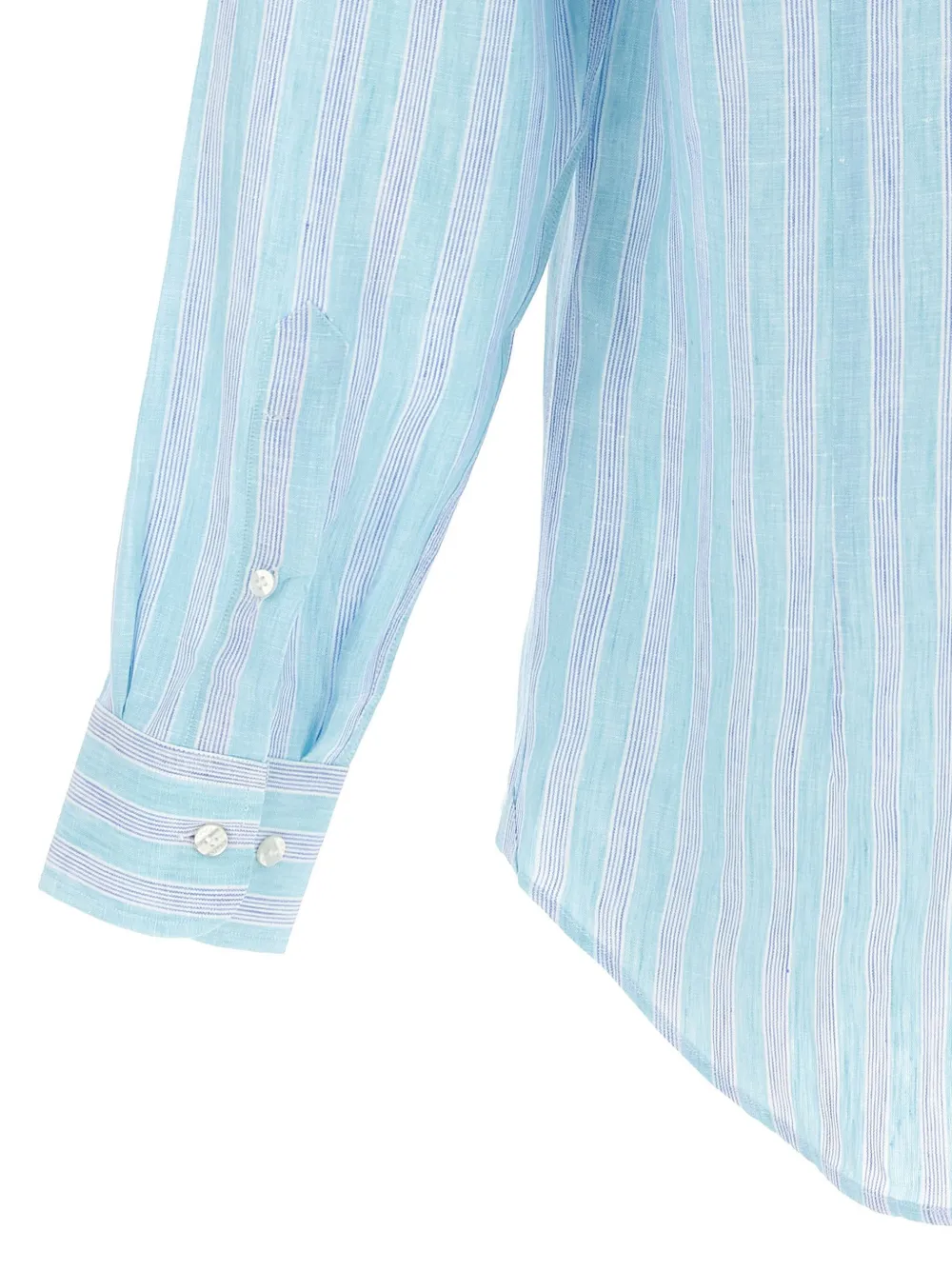 ETRO Linnen overhemd Blauw