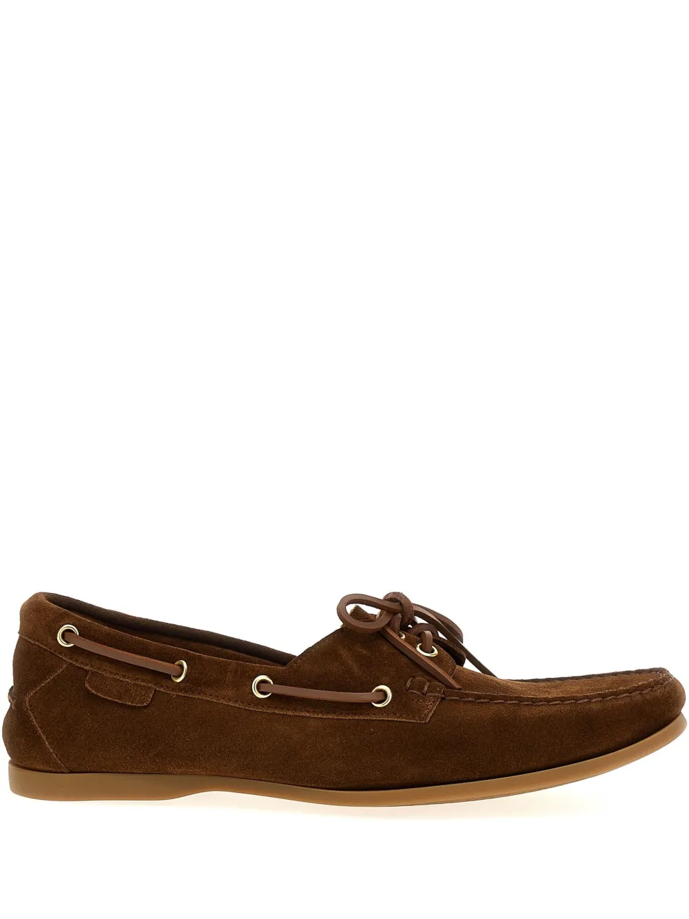 TOM FORD Robin suede boat shoes Brown