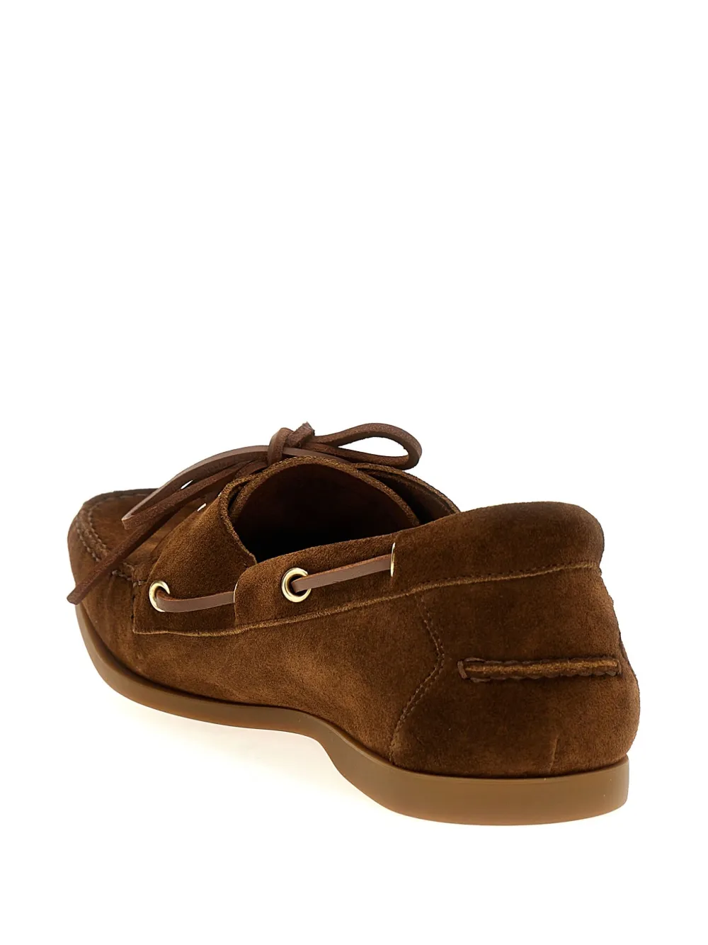 TOM FORD Robin suede boat shoes Brown