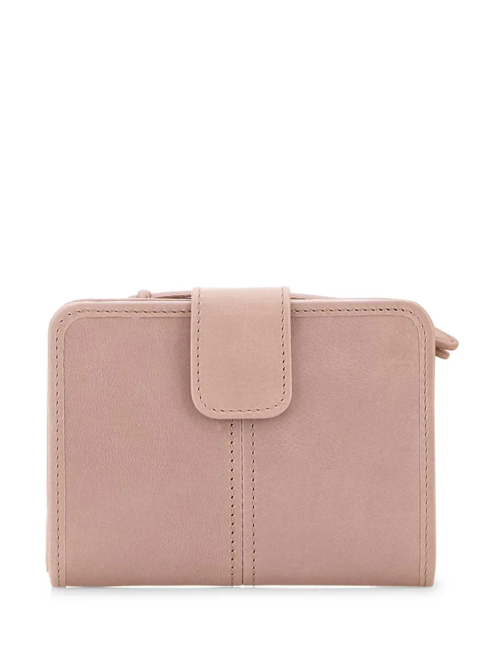Prada Enamel Triangle portemonnee met logo - Roze