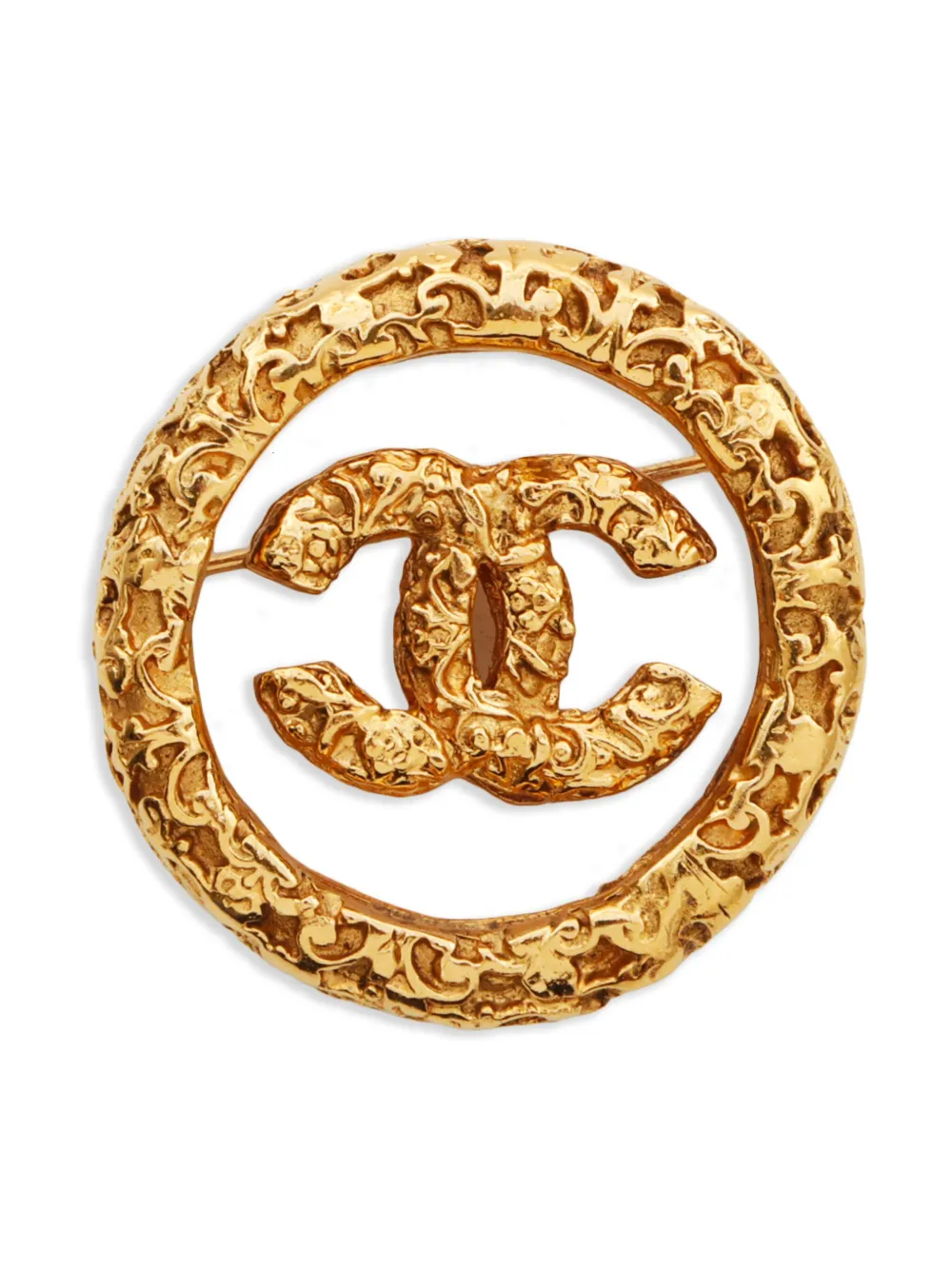 CHANEL Pre-Owned Spilla Magma CC Mark 1995 | oro | Image 1