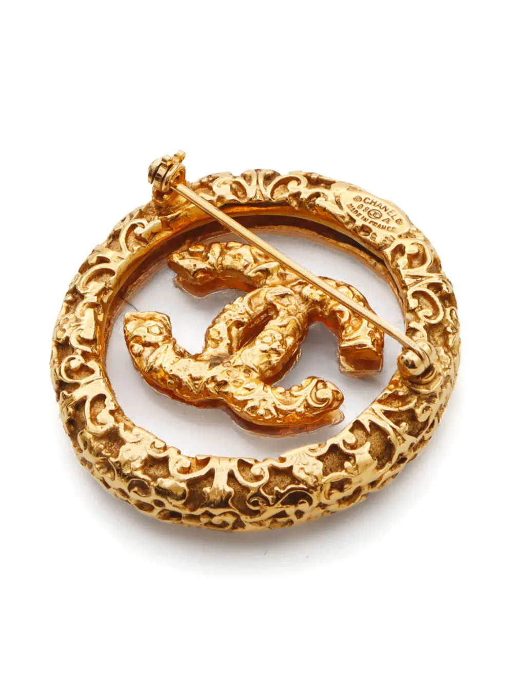 CHANEL Pre-Owned Spilla Magma CC Mark 1995 | Pre-owned | Image 4