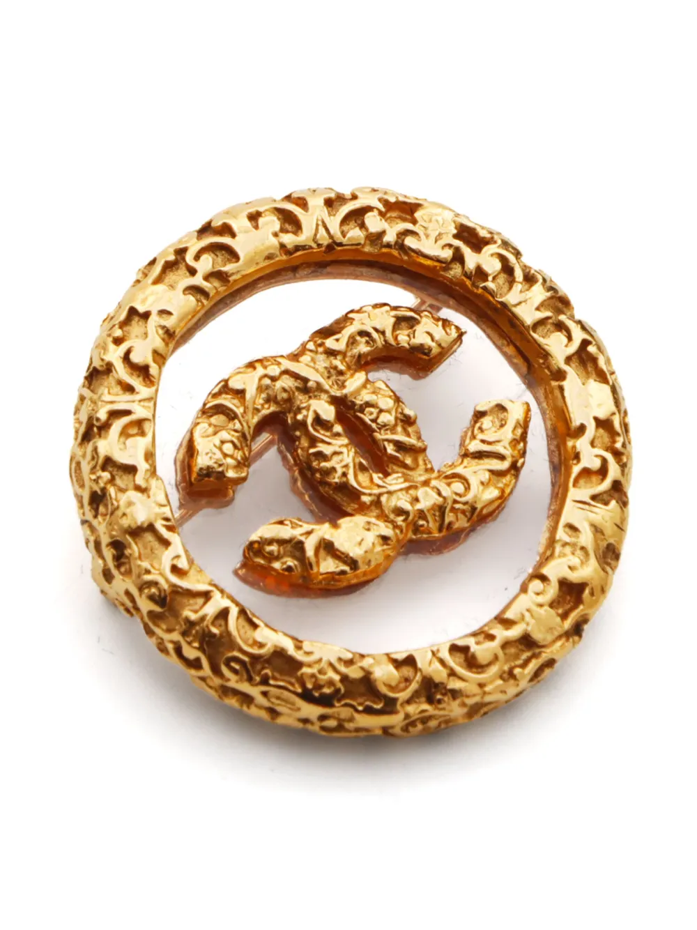 CHANEL Pre-Owned Spilla Magma CC Mark 1995 | Gioielleria Pre-owned | Image 3