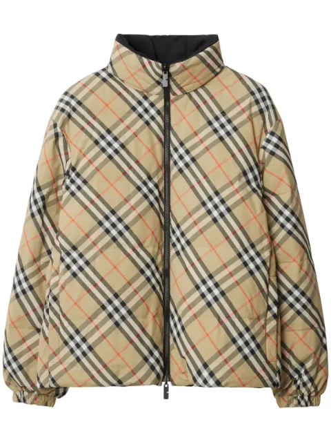 Burberry Reversible Check puffer jacket