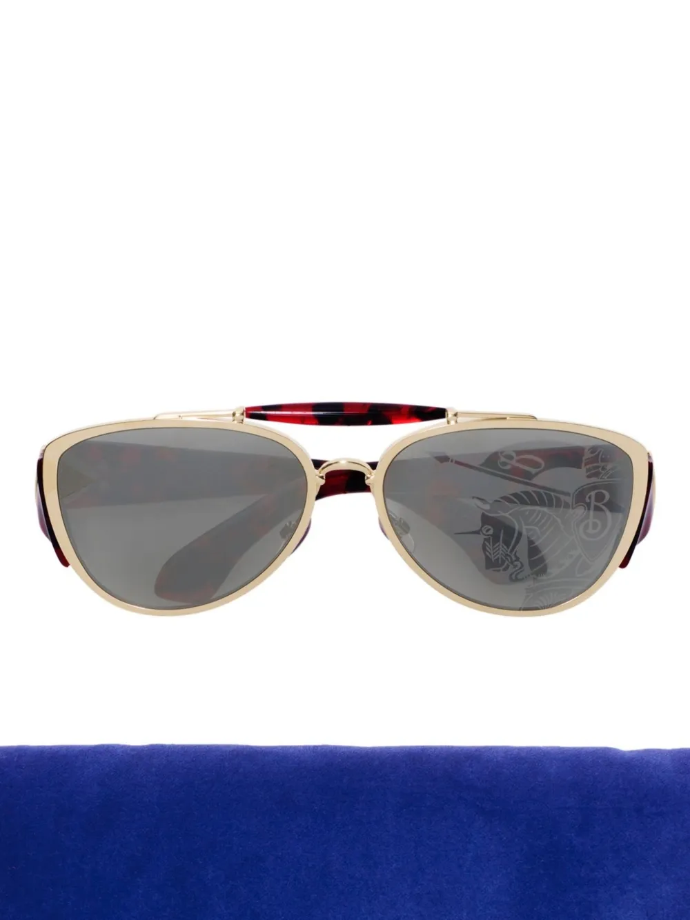 Burberry Eyewear Shield zonnebril Rood