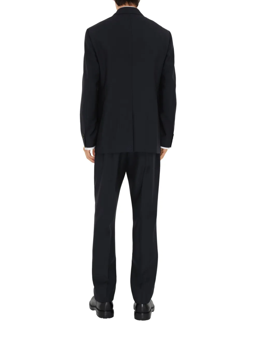 Burberry Wollen pantalon Blauw