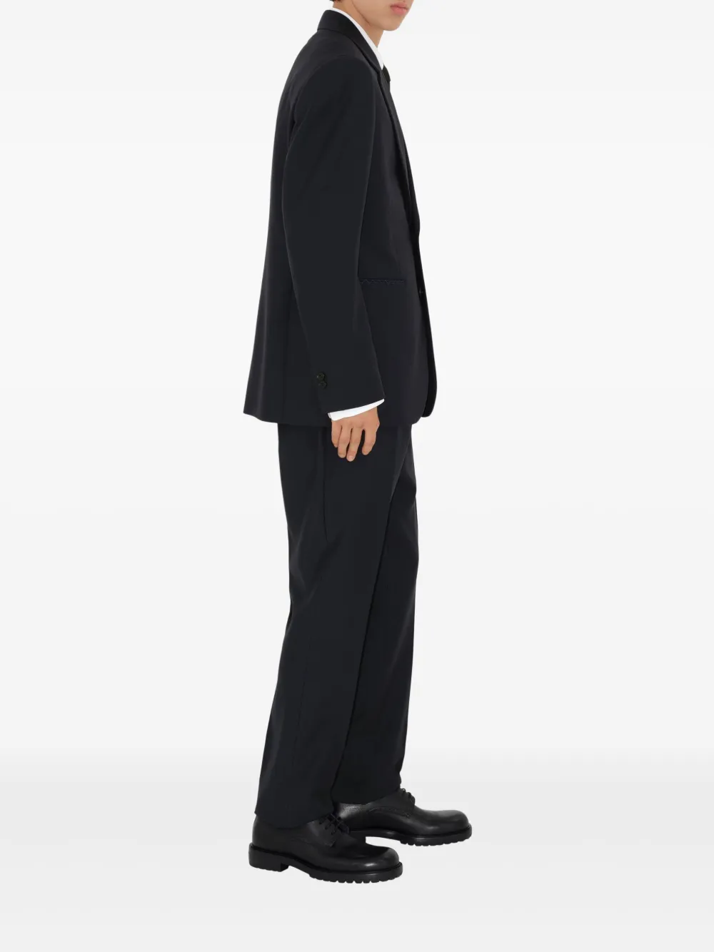 Burberry Wool Tailored Trousers - Blue 