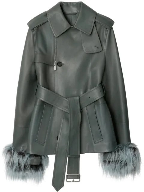 Burberry gabardina con botones