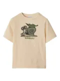 Burberry Kids Snail T-shirt - Neutrals