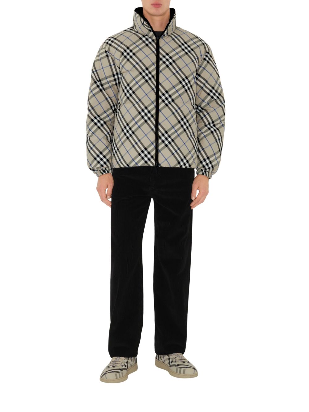 Burberry Reversible Check Snowdon puffer jacket - Beige