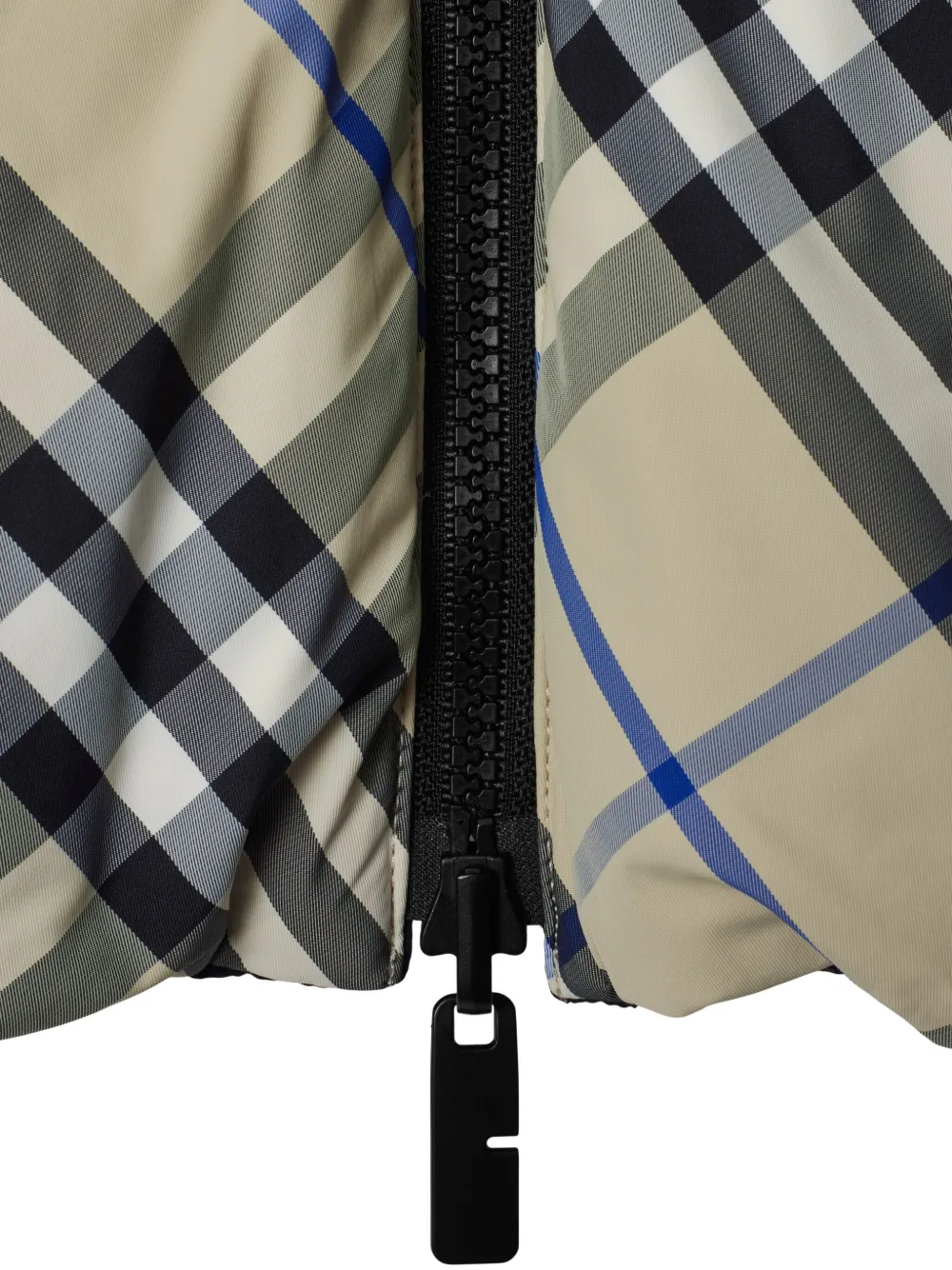 Burberry Reversible Check Snowdon donsjack Beige