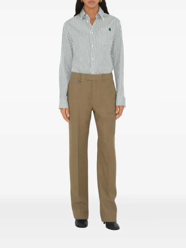 Burberry Wool Tailored Trousers | Neutrals | FARFETCH
