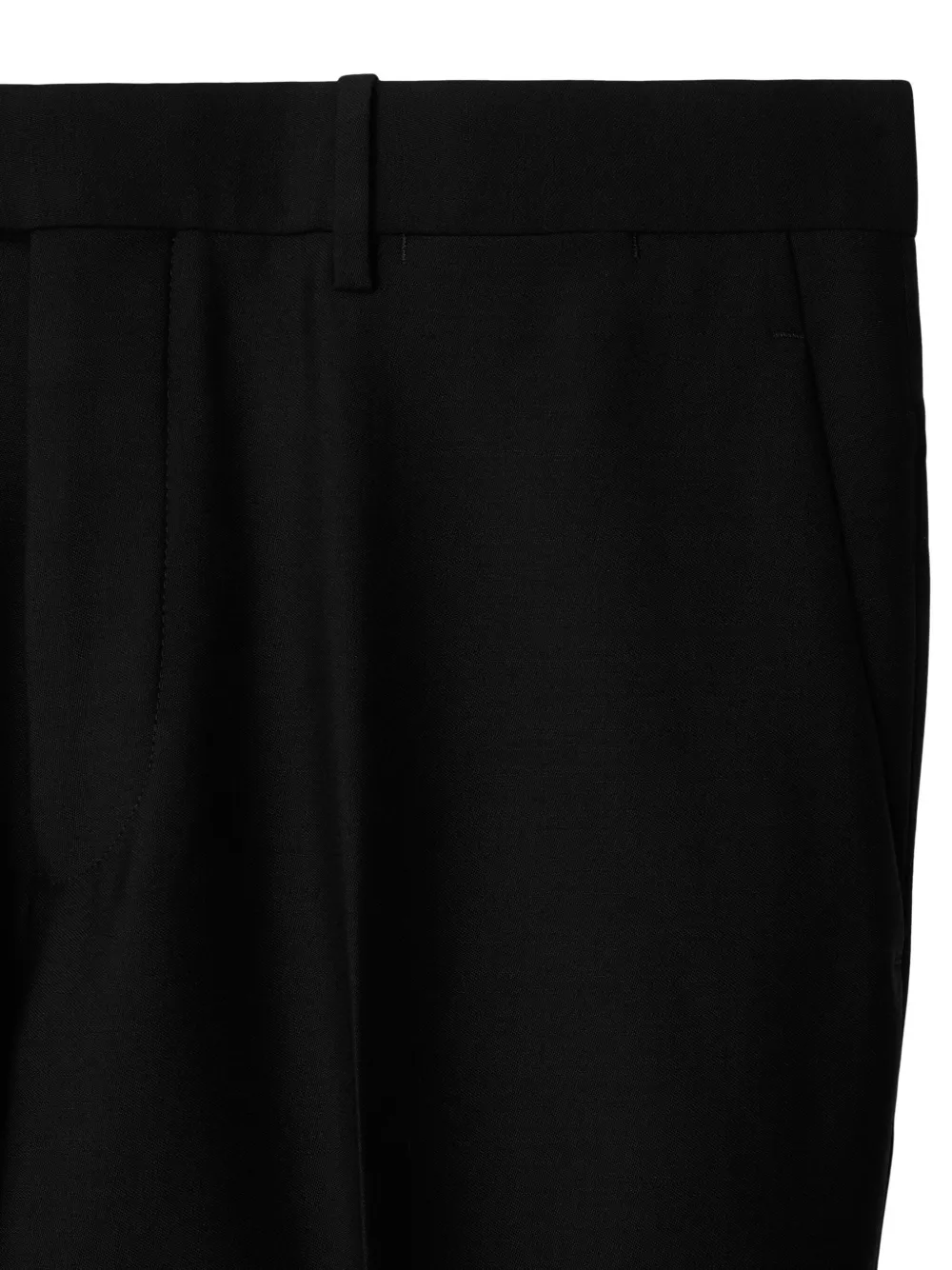 Burberry Wollen pantalon Zwart