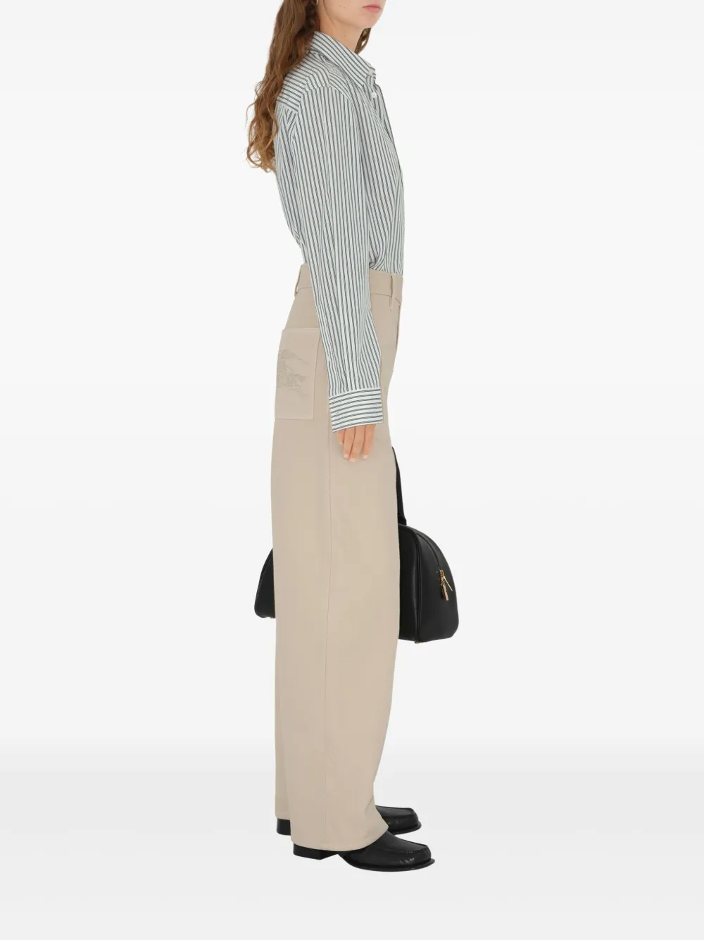 Burberry Gestreept blouse Groen