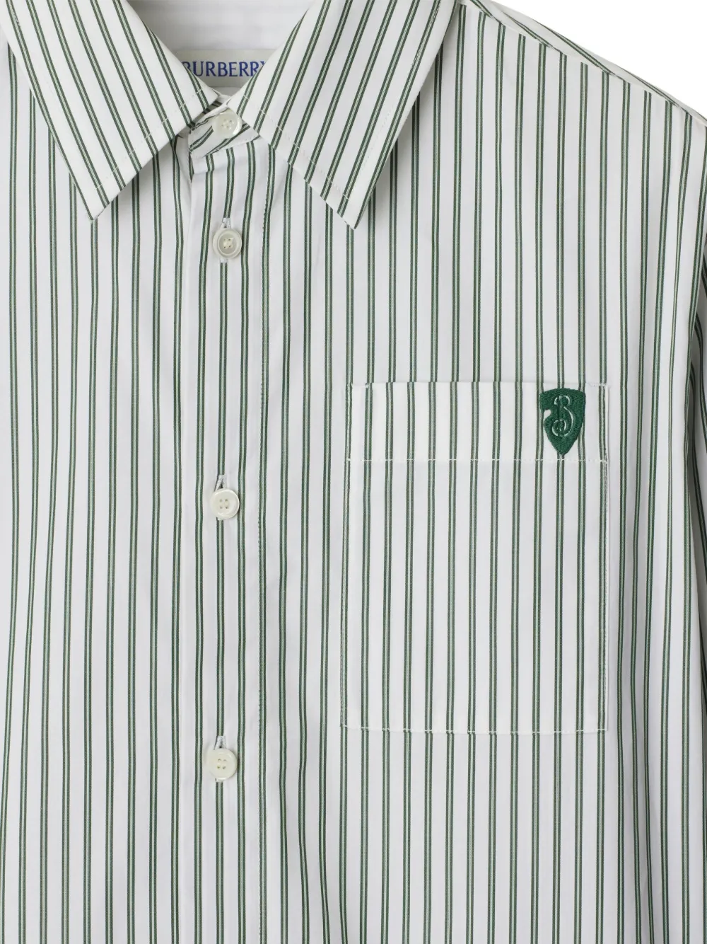 Burberry Gestreept blouse Groen