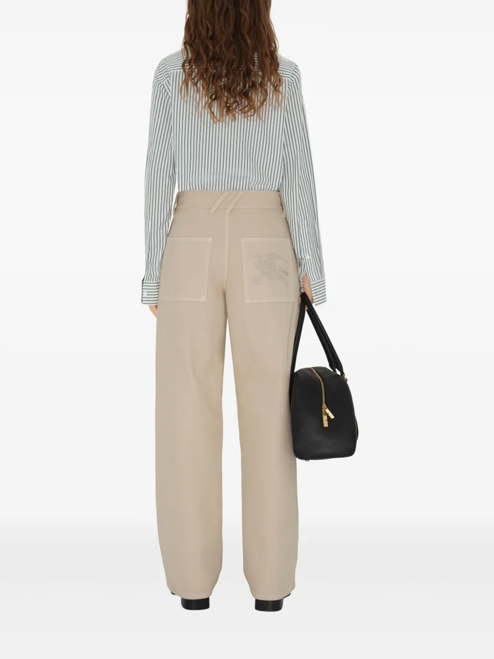 Burberry Gestreept blouse Groen