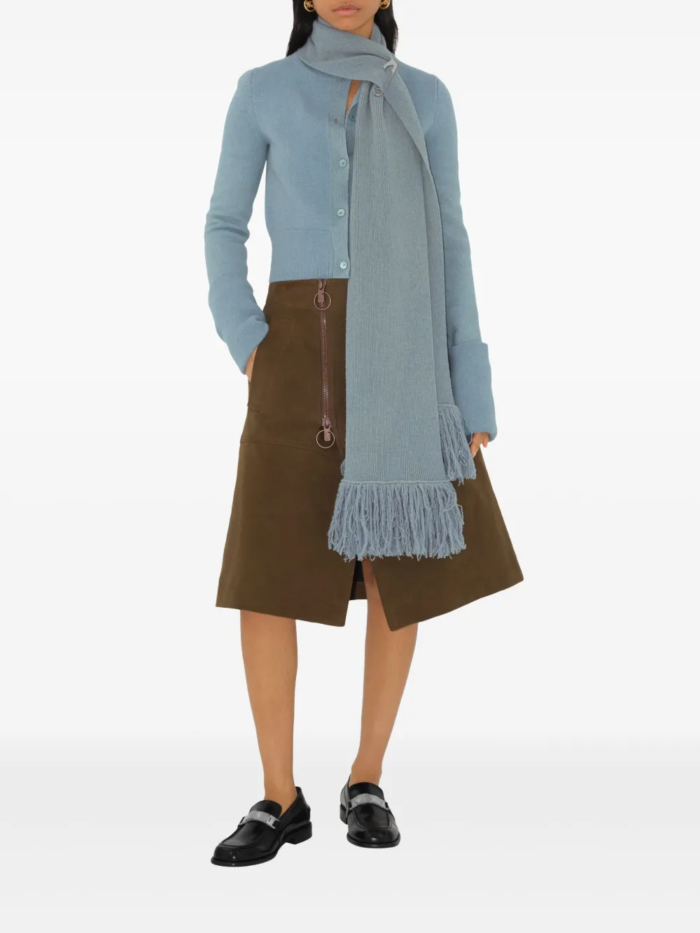 Burberry scarf-detailing cardigan | Cardigans | Image 2